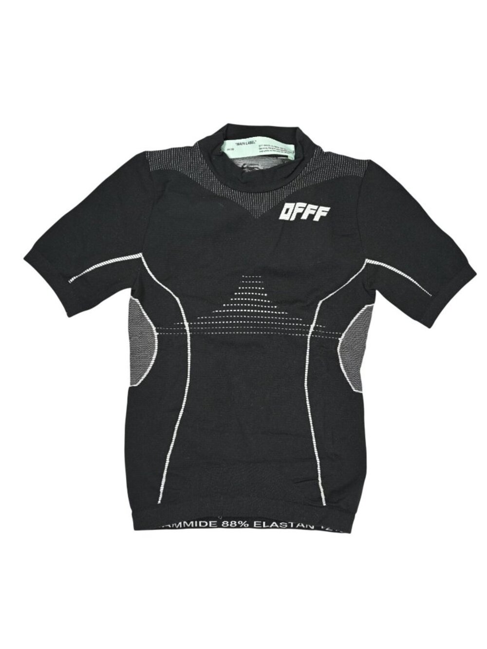 Off-White Athletic T-Shirt in Black White